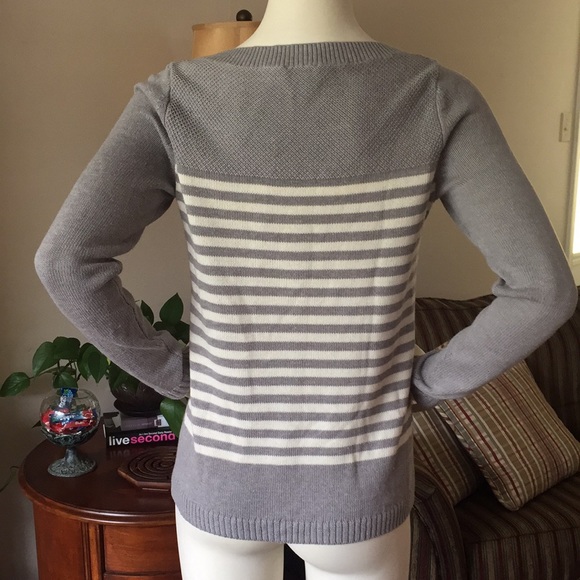 Talbots Anchor Print sweater - Picture 4 of 6